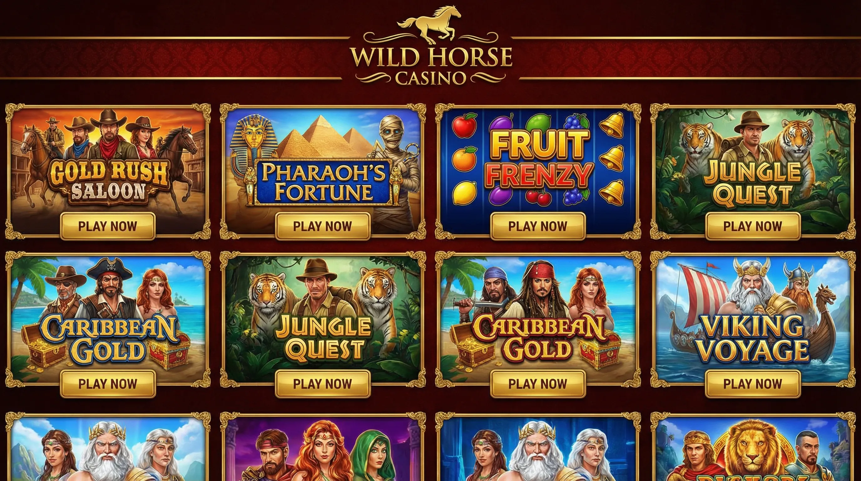 Coleção de caça-níqueis disponíveis no betnacional